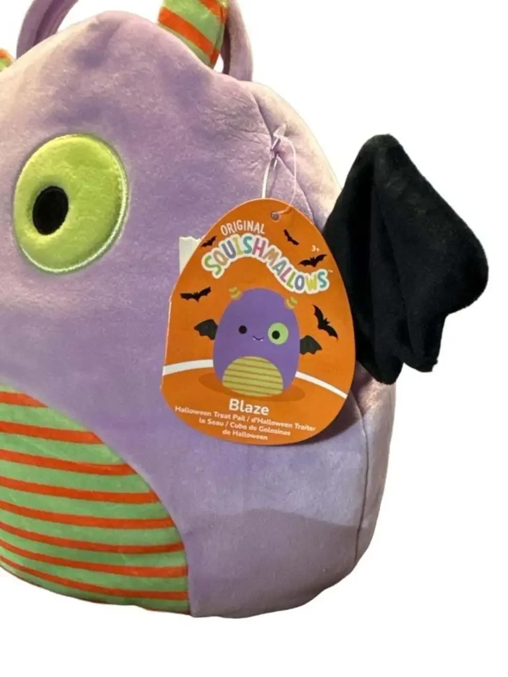 Squishmallows Blaze The Monster Halloween Treat Pail
